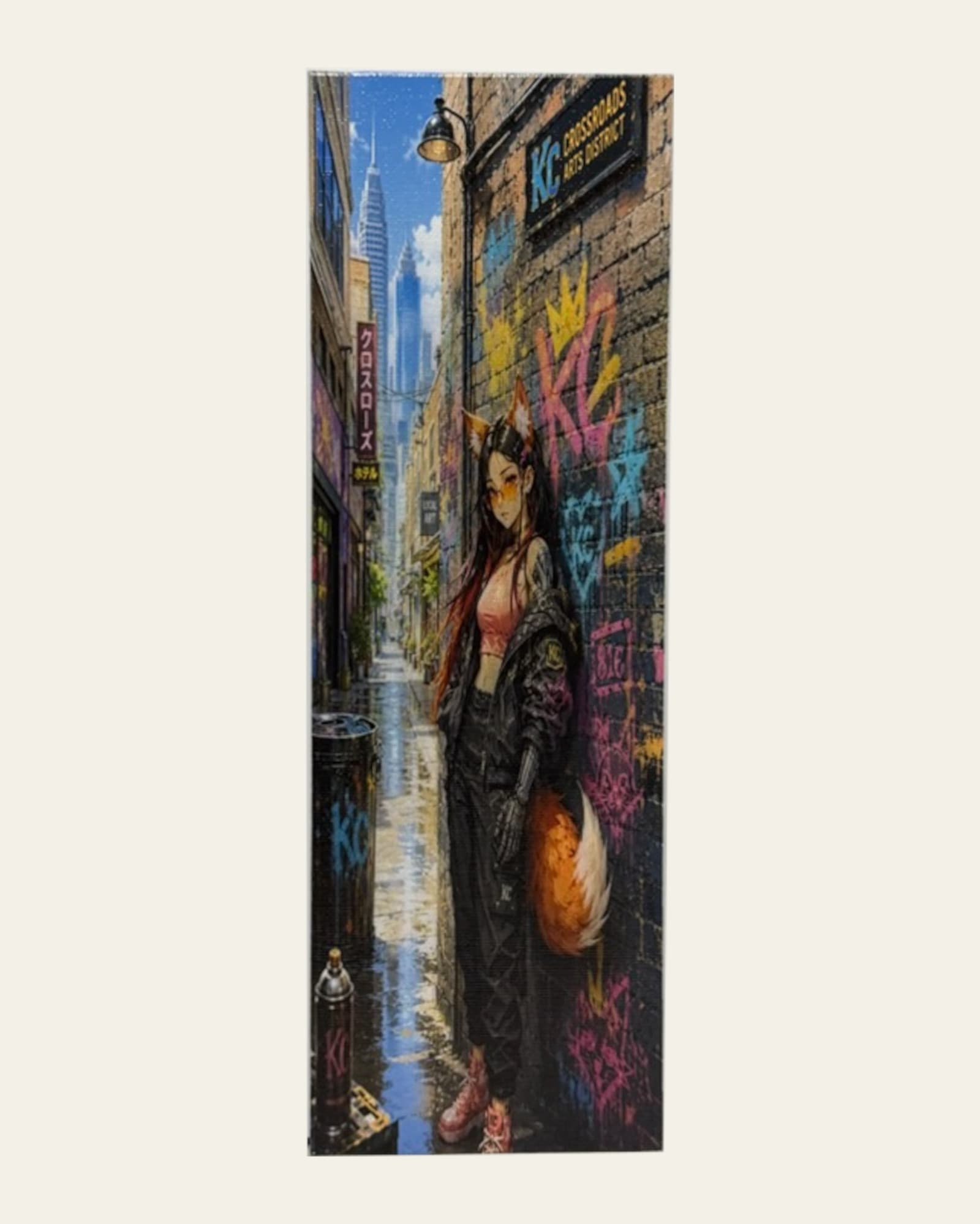 Crossroads Kitsune canvas panel